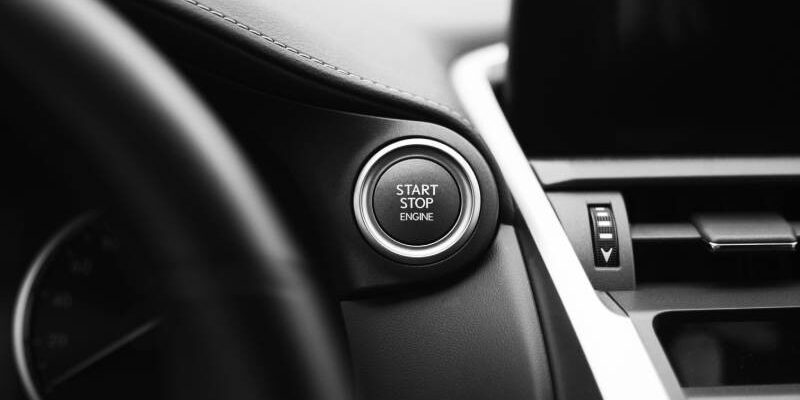 Кнопка запуска авто