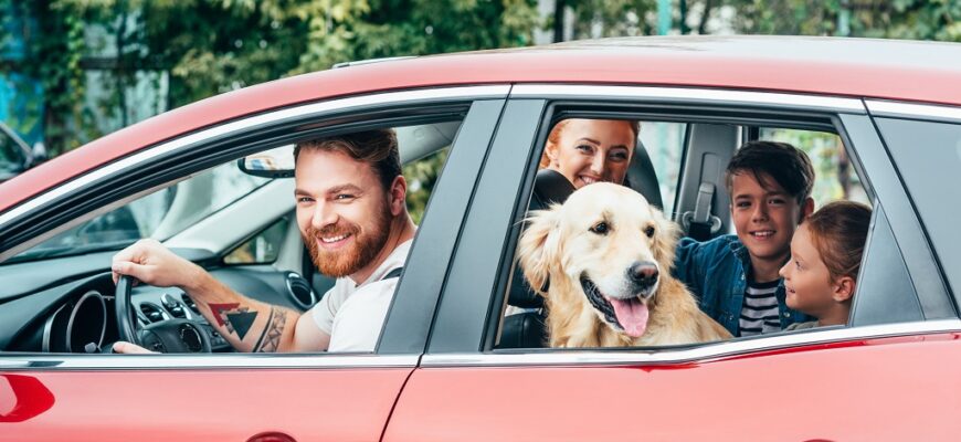 Сім`я в машині