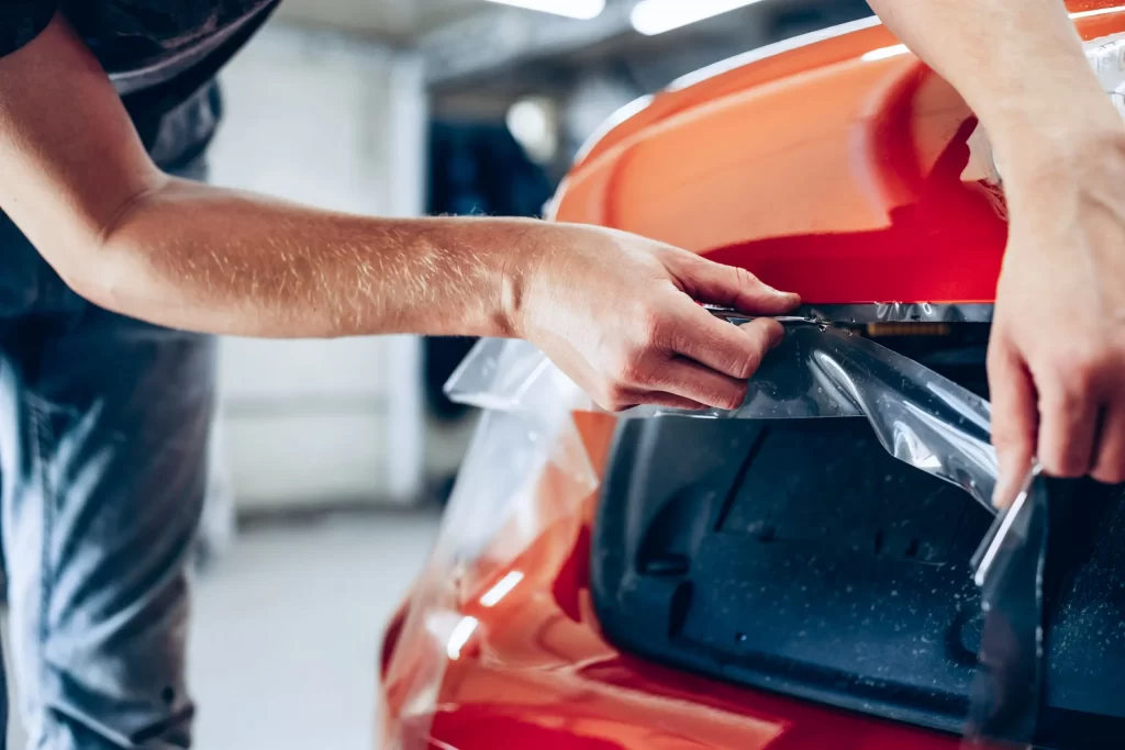 Плівка на машині