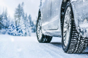 Машина зимой