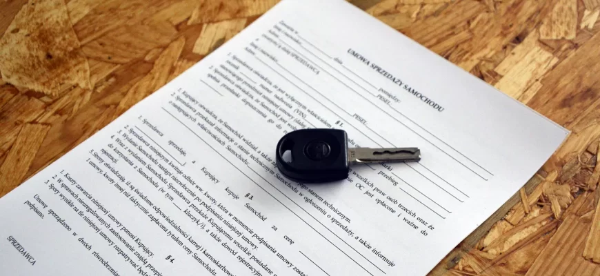 Документы продажа авто
