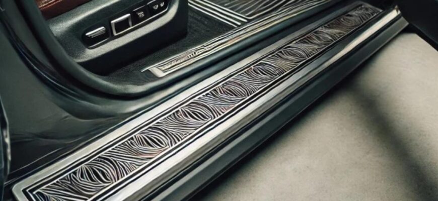 Декоративні / Захисні Накладки на пороги автомобіля