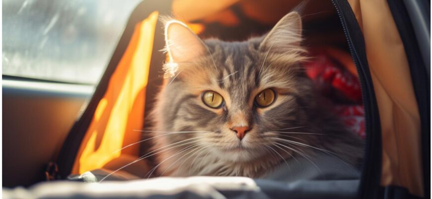 Как безопасно перевозить кота в авто: советы для владельцев