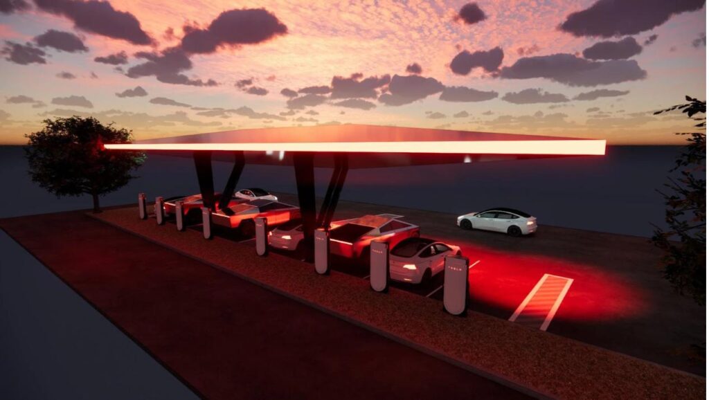 Унікальна мережа зарядних станцій Supercharger